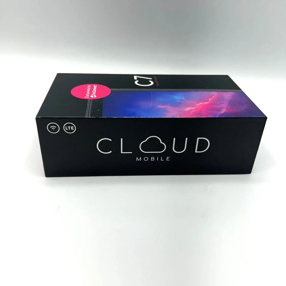 Cloud Mobile Stratus C7 - Black - 16GB (Truconnect) - Mint Condition Smartphone